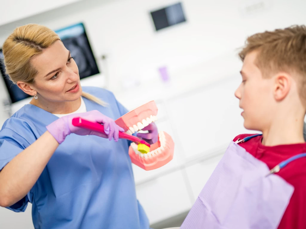 Bezoek aan tandarts of mondhygiënist